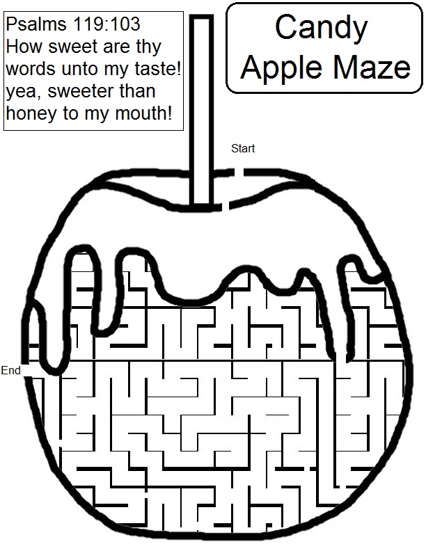 Candy Apple Maze